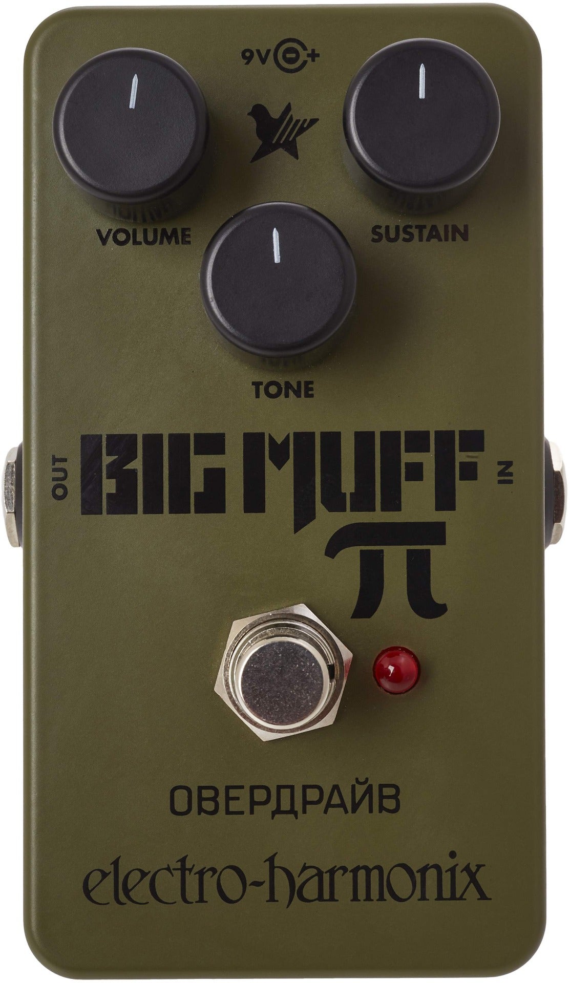 big muff mini pedal Electro Harmonix Green Russian Big Muff Pedal