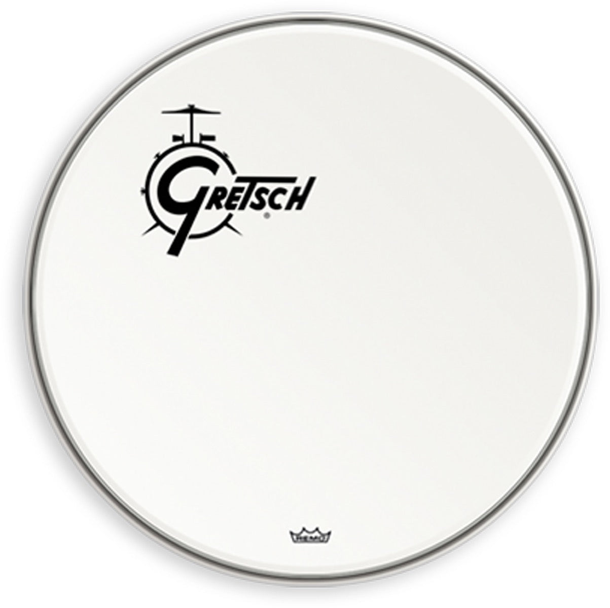 Gretsch GRDHCW20O 20 Offset Logo Bass Drum Head Coated