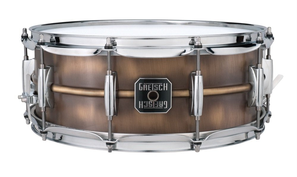 Gretsch S5514BB 5.5X14 Lug Brushed Brass Snare Drum
