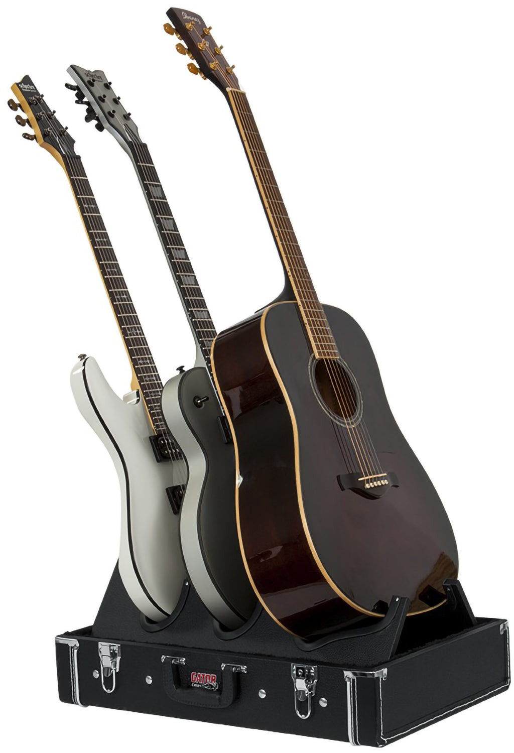 Gator GW-GIGBOXJR Gig-Box Jr. All-In-One Pedal Board & 3x Guitar Stand