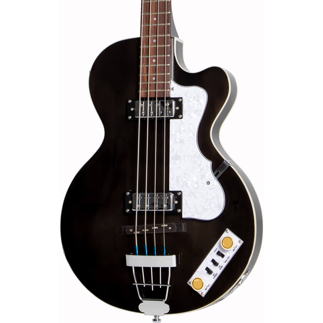 Hofner Ignition Pro Club Bass in Transparent Black