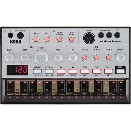 Korg Volca Bass Volcabass True Analog Bass Machine Synthesizer Sequencer