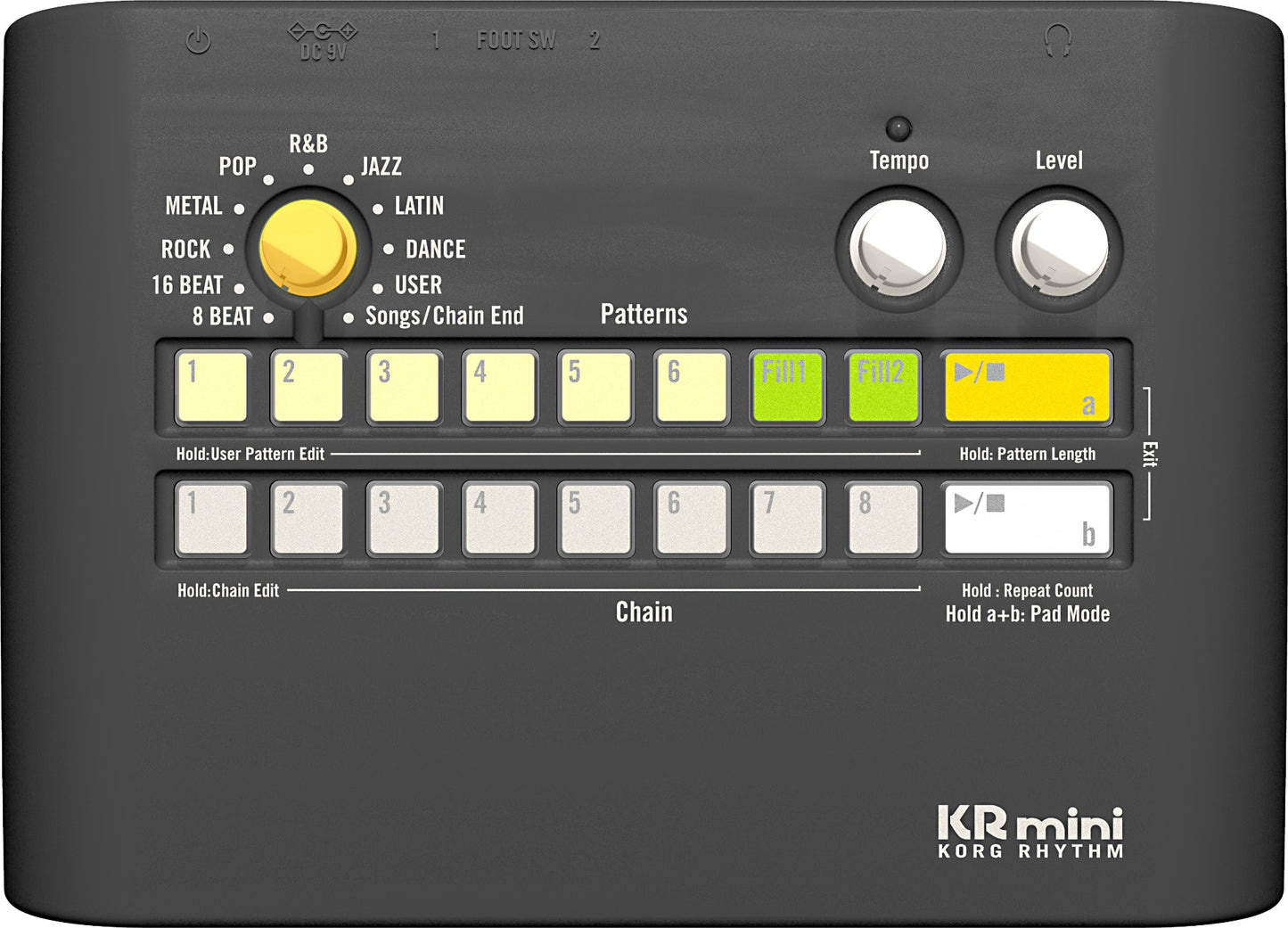 Korg KRMINI Portable Rhythm Machine