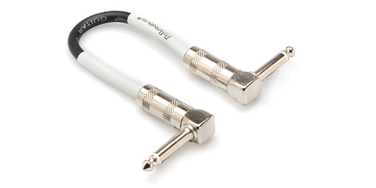 Hosa CPE-106 Guitar Patch Cable, Hosa Right-angle to Same, 6 in