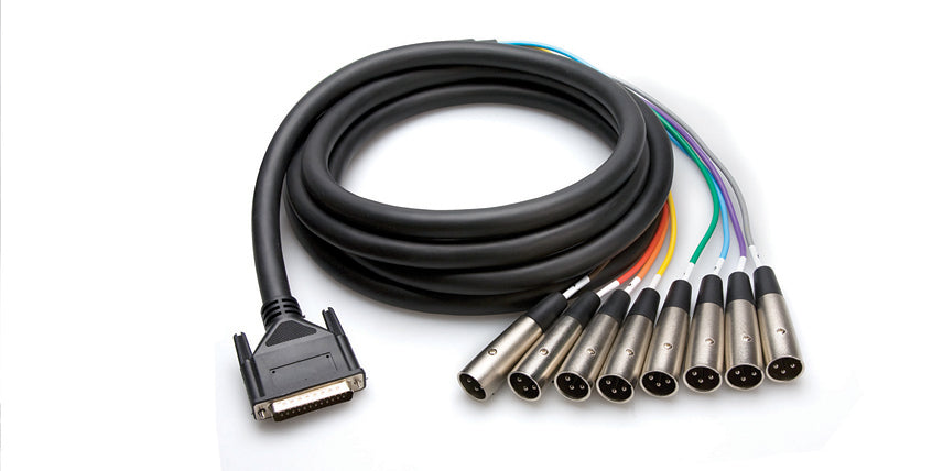 Hosa DTM-805 Snake DB25A to XLR Male 5m