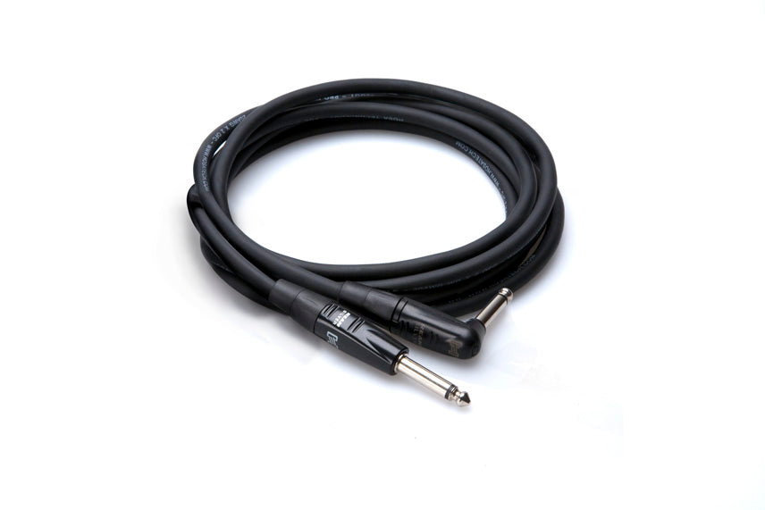 Hosa HGTR-005R Pro Guitar Cable 1/4"" Straight to 1/4"" Right Angle