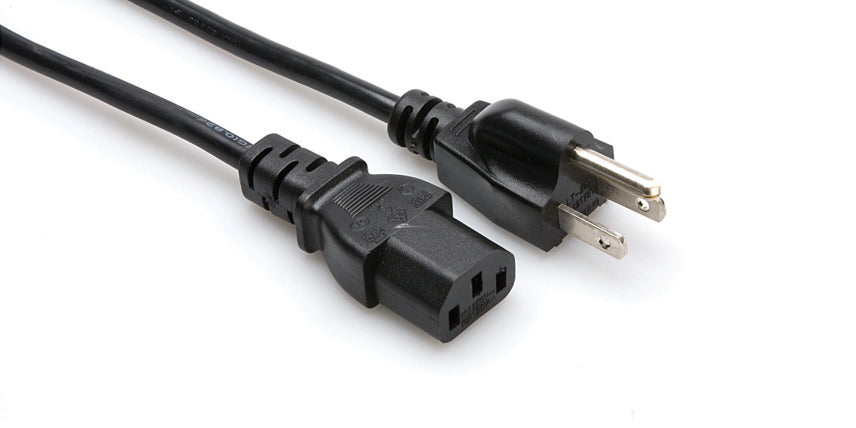 Hosa PWC-143 Power Cord Iec C13 - Nema 5-15p 3ft