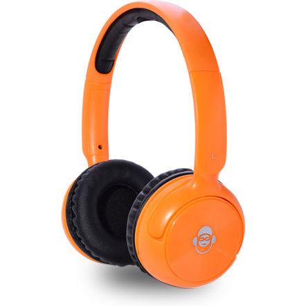 iDance Audio BLUE100OR Orange 100 Bluetooth Headphones