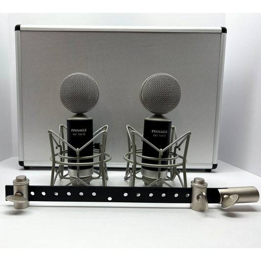 Pinnacle Microphones D-FTII-ST-S Fat Top II Black w/ Lundahl Stereo Pair