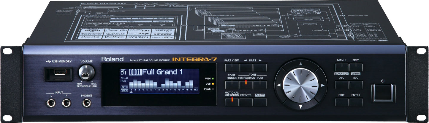 Roland INTEGRA 7 Powerhouse Rack Sound Module