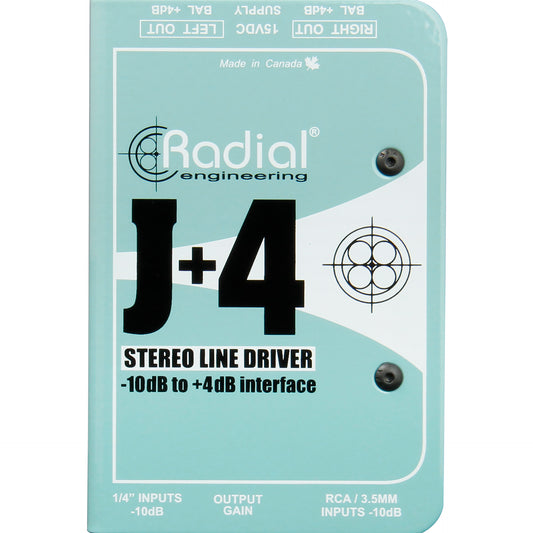 Radial J Plus 4 Balanced Signal Driver