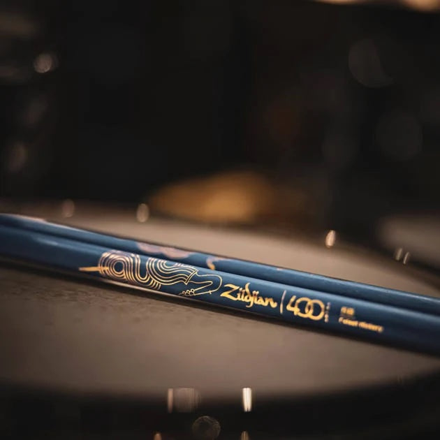 Zildjian 5A Limited Edition 400th Anniversary Jazz Drumsticks - Blue