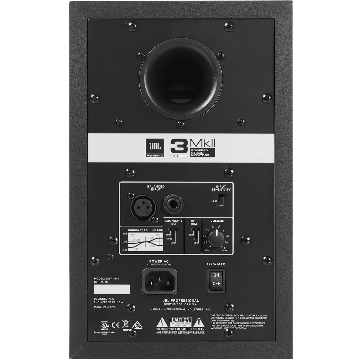 JBL 305P MkII Powered 5" Two-Way Studio Monitor