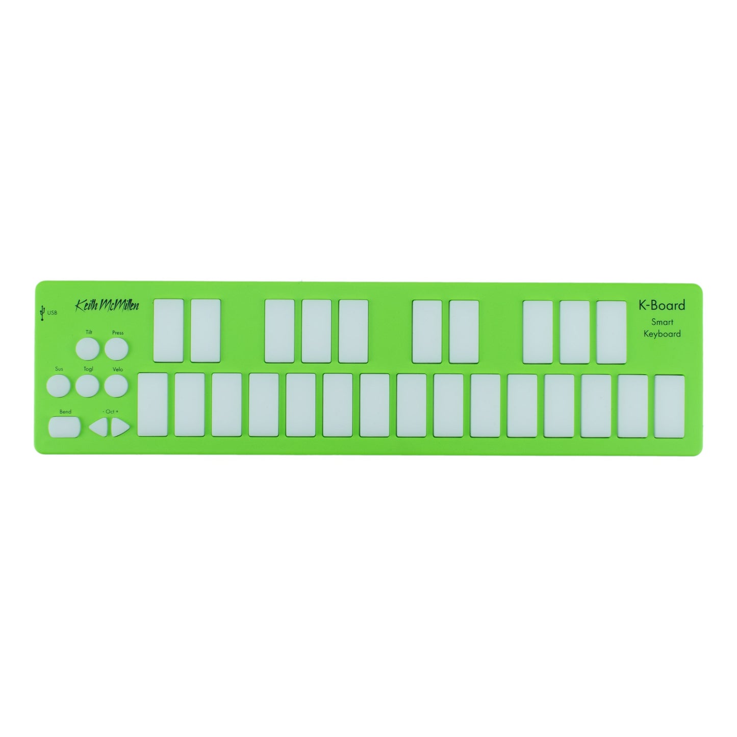 Keith McMillen Instruments K-Board C 25 Key MIDI Keyboard Controller - Lime