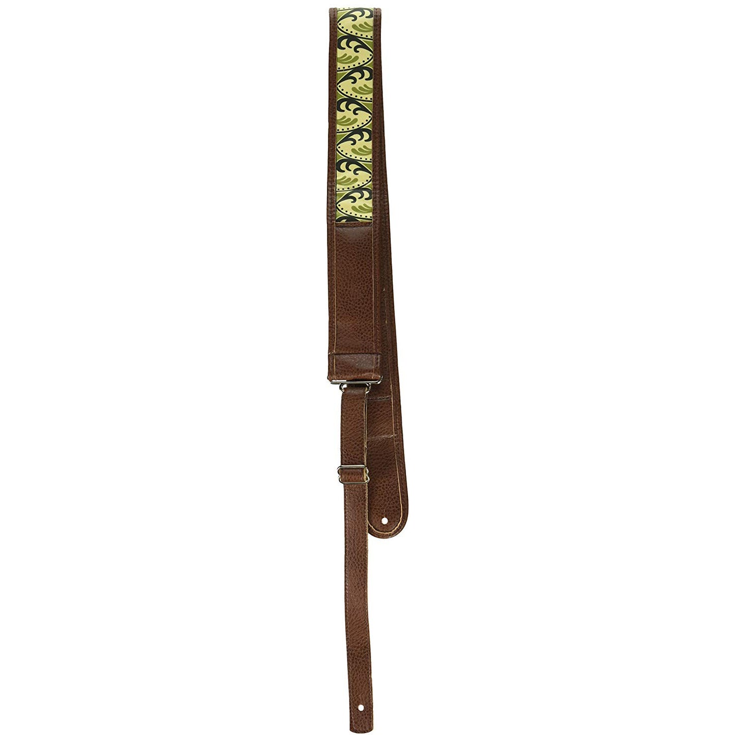 Kyser Leather Strap with Built-In Capo Holder - Spring K Brown