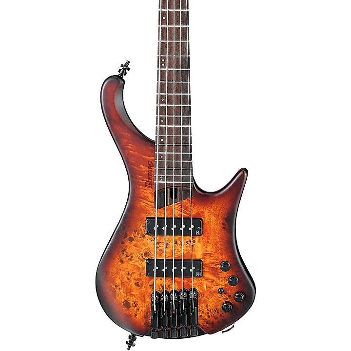 Ibanez Ergonomic Headless Bass 5 String - Dragon Eye Burst Flat