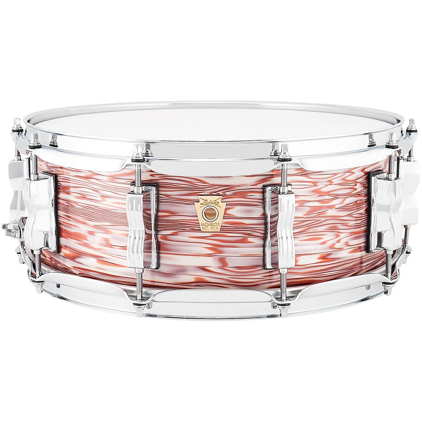 Ludwig Classic Maple 5x14 Snare Drum - Vintage Pink Oyster