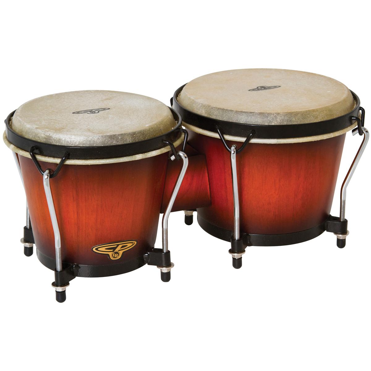 Latin Percussion CP221VSB CP Bongos in Vintage Sunburst Finish