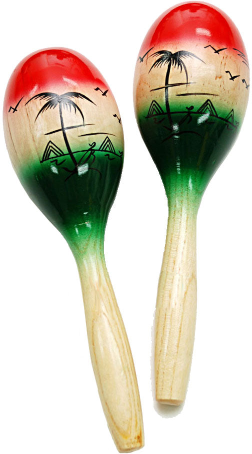 Latin Percussion CP CP287 Wood Maracas Medium Size