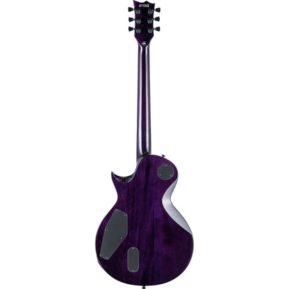 ESP LTD EC-1000 QM Electric Guitar, See Thru Purple Sunburst