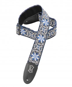 Levy's M8HT10 Hootenanny Jacquard 2" Strap in Blue Design