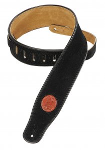Levy’s MSS3 Suede Strap 2.5 Inches in Black