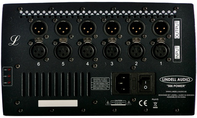 Lindell Audio 506 Power 6 Slot 500-Series Power Supply