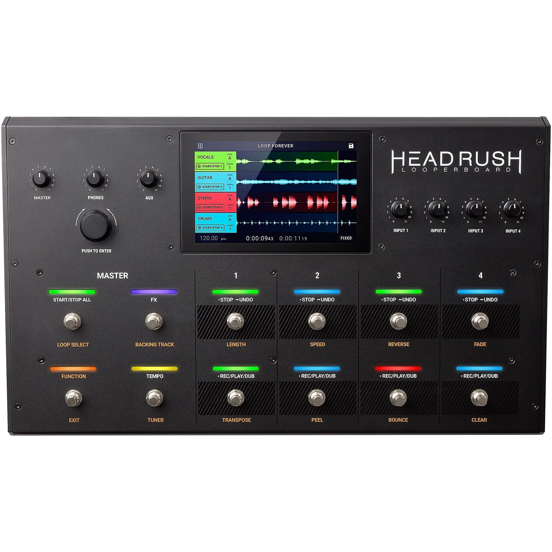 headrush effects pedal HeadRush LOOPERBOARD Multi Effects Processor – Alto Music