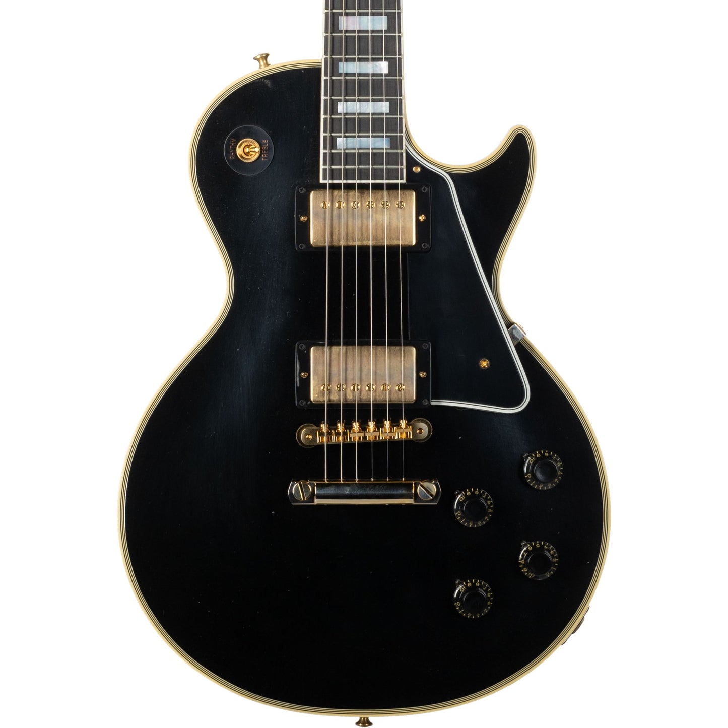 Gibson 1957 Les Paul Custom Reissue Electric Guitar - Ultra Light Aged Ebony