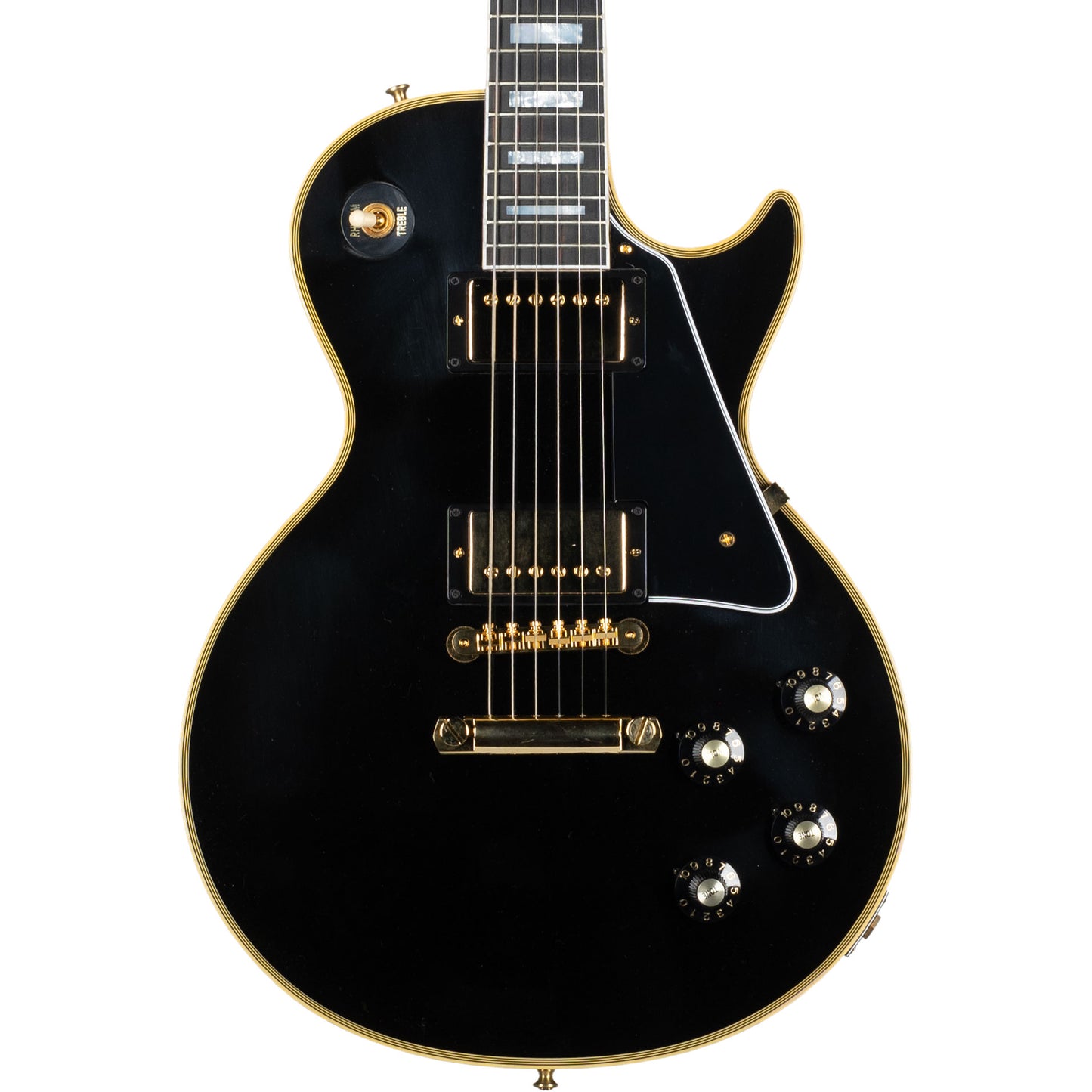 Gibson 1968 Les Paul Custom Reissue Electric Guitar - Ebony