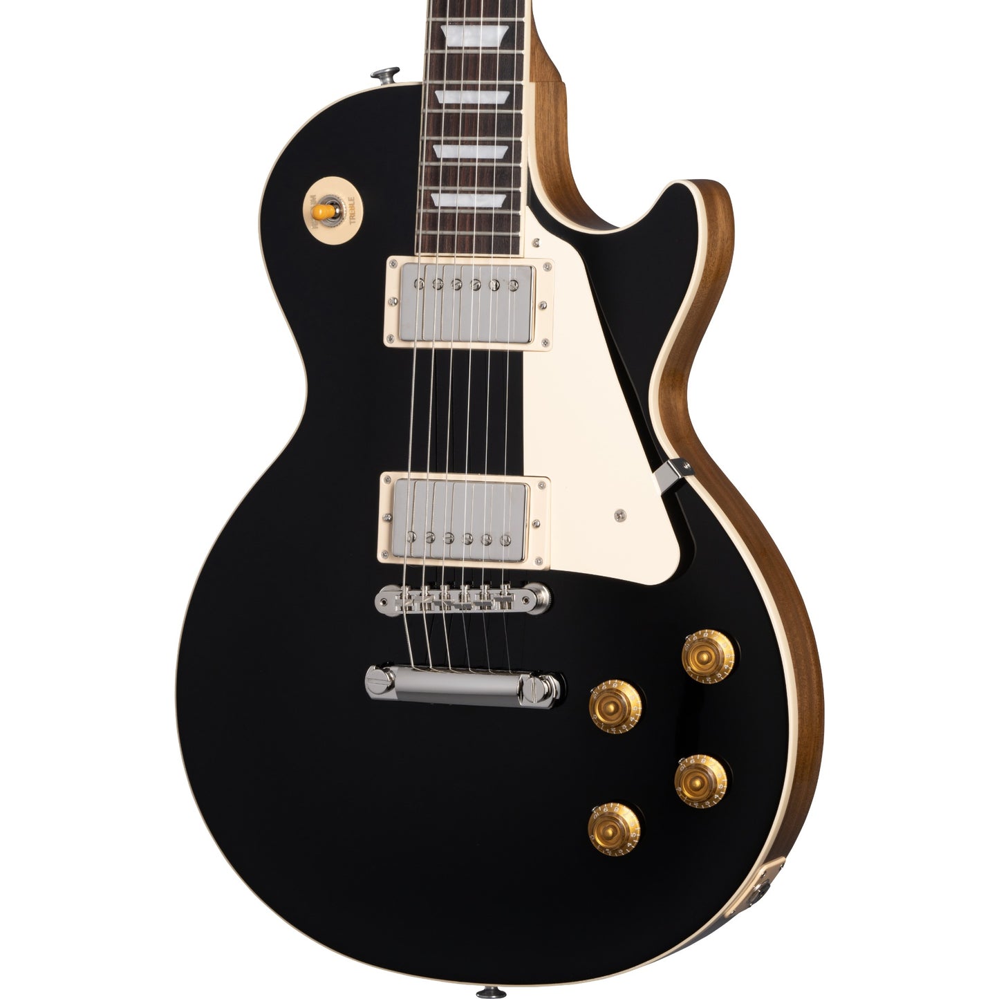Gibson Les Paul Standard 50s Plain Top Electric Guitar - Ebony Top