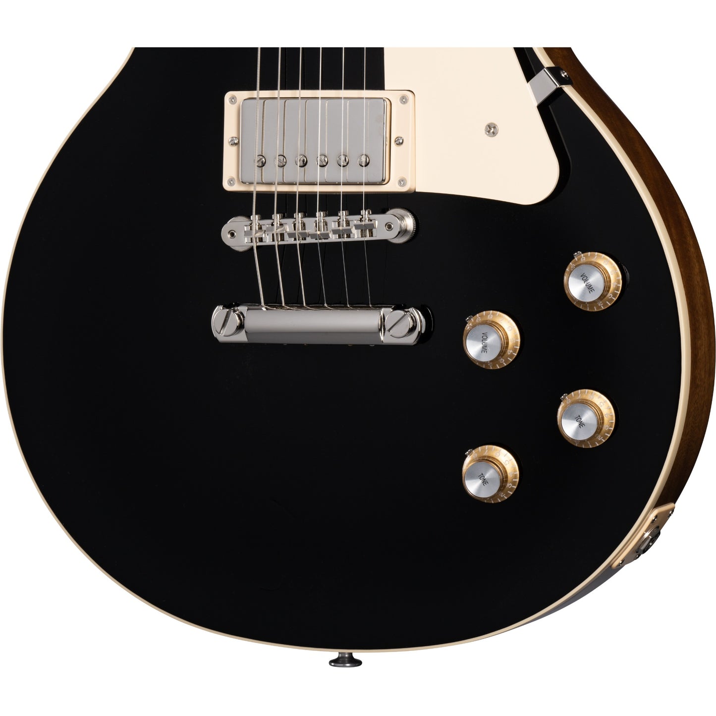 Gibson Les Paul Standard 60s Plain Top Electric Guitar - Ebony Top