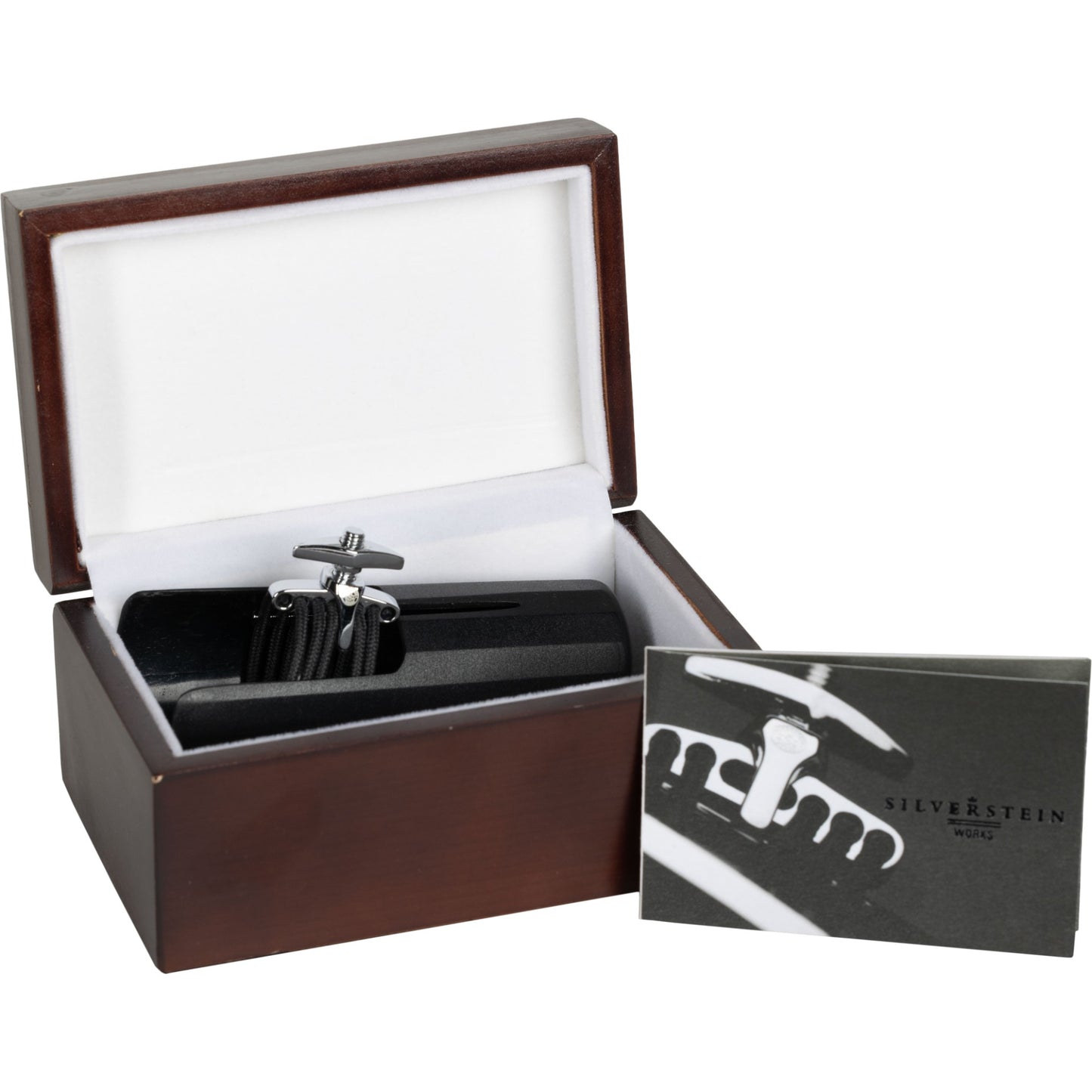 Silverstein Works LS10B Tenor Sax Ligature in Classic Silver