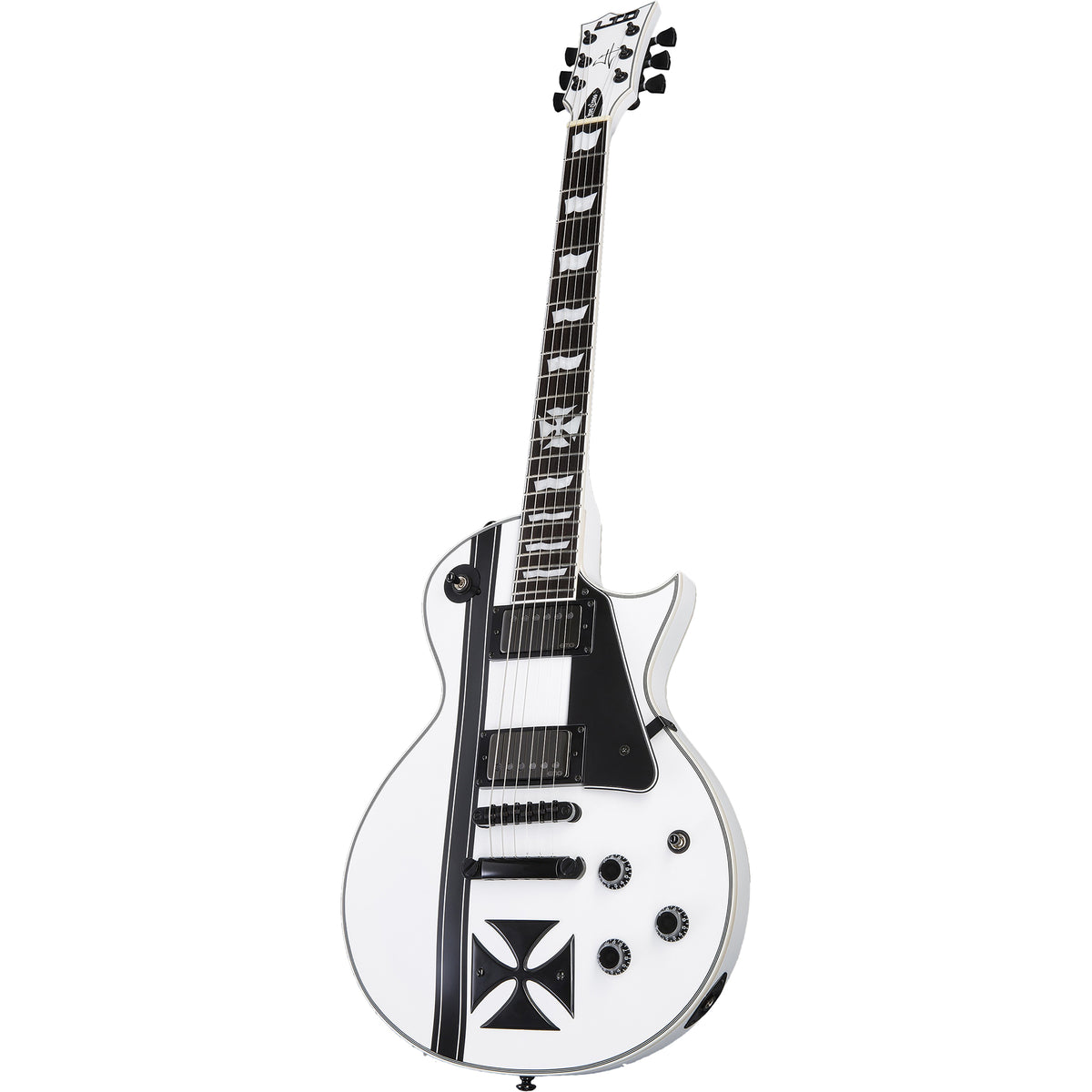 ESP LTD Iron Cross James Hetfield Signature Electric Guitar, Snow White