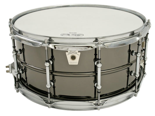 Ludwig LB417T 6.5x14" Brass Shell Black Beauty Snare Drum