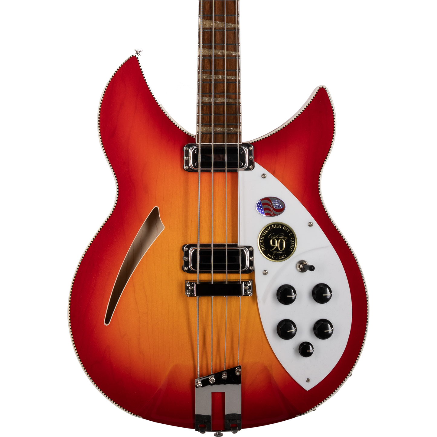 Rickenbacker Limited Edition 4005XCAFG 4-String Bass in Amber Fireglo