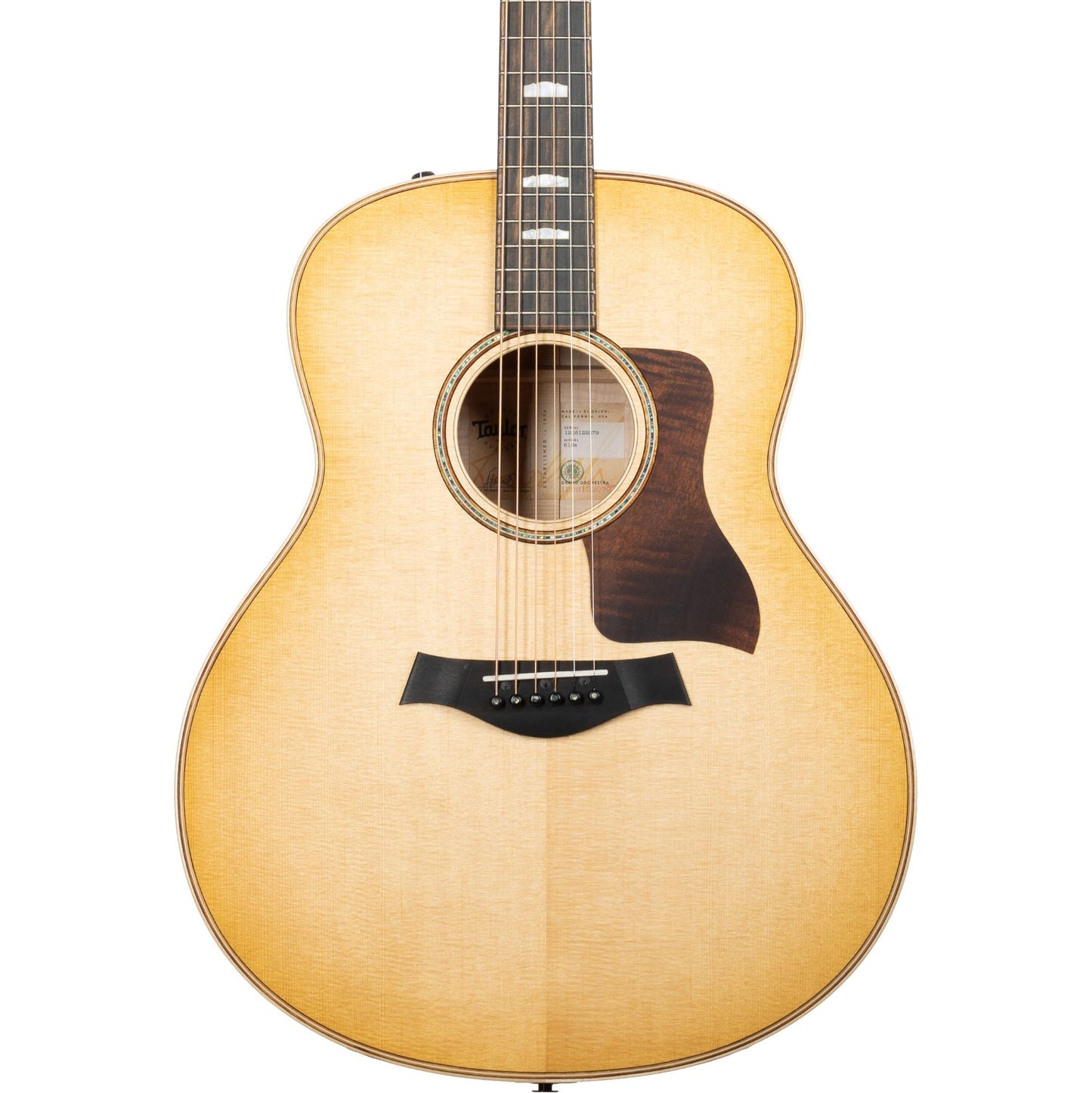 Taylor 618e Grand Orchestra V-Class Acoustic Electric Guitar, Maple