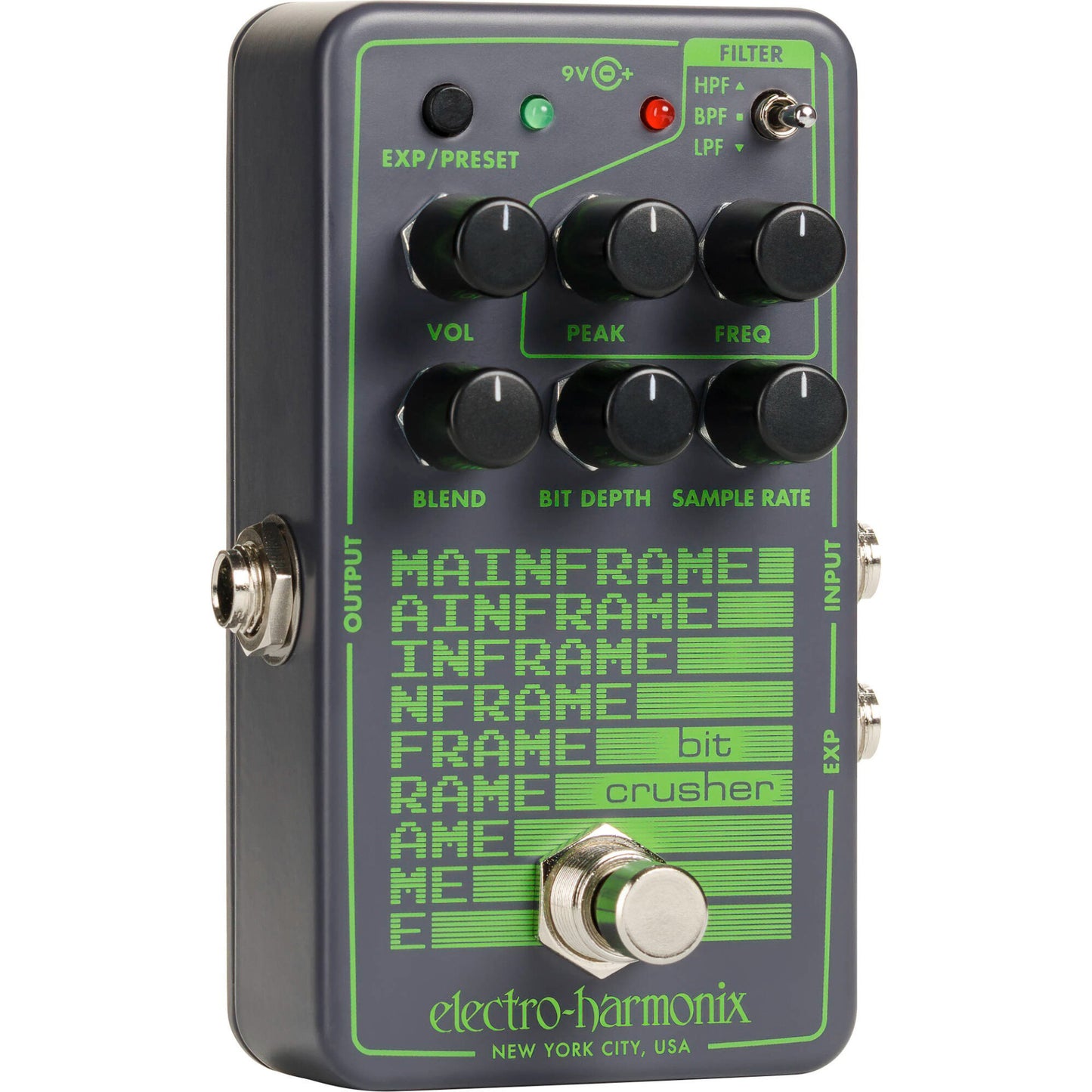 Electro Harmonix Mainframe Bit Crusher Bit & Sample Rate Reduction Effects Pedal