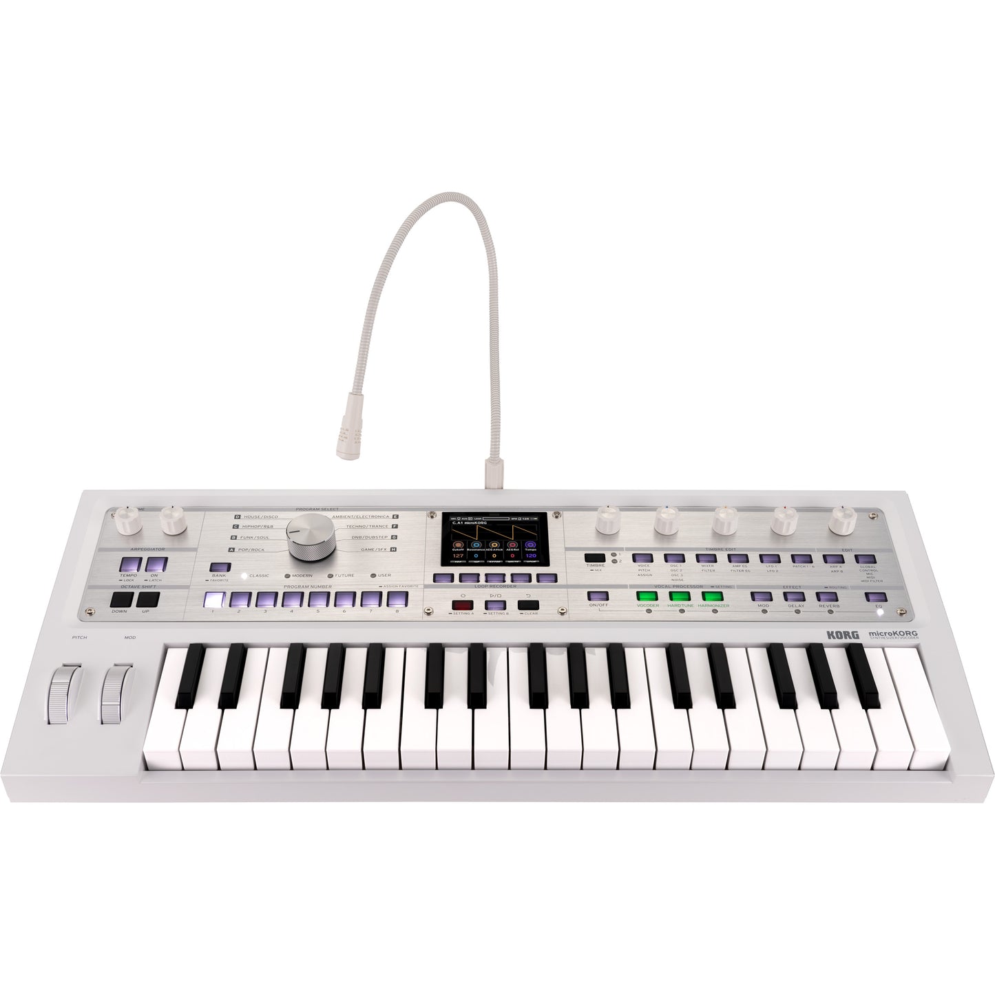 Korg microKORG2 Synthesizer - White