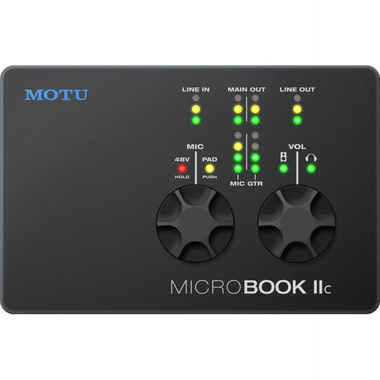 MOTU Microbook IIc Personal 4x2 Recording Interface PC and Mac Compatible