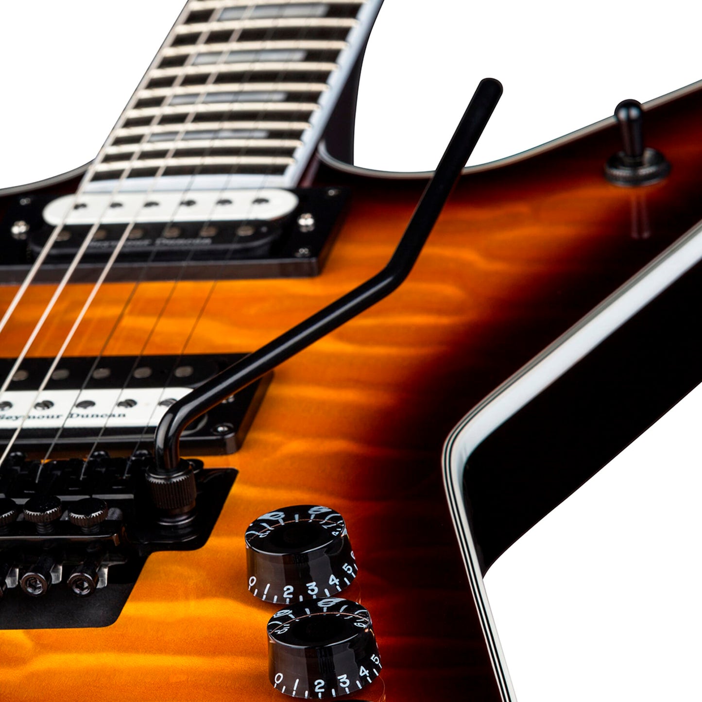 Dean Guitars ML Select Floyd Quilt Maple Top Electric Guitar - Trans Brazilia