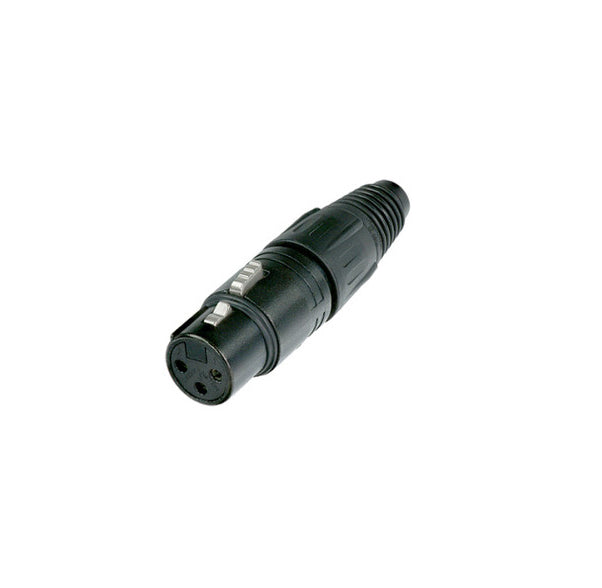 Neutrik NC3FX-B 3 Pole Female XLR Connector