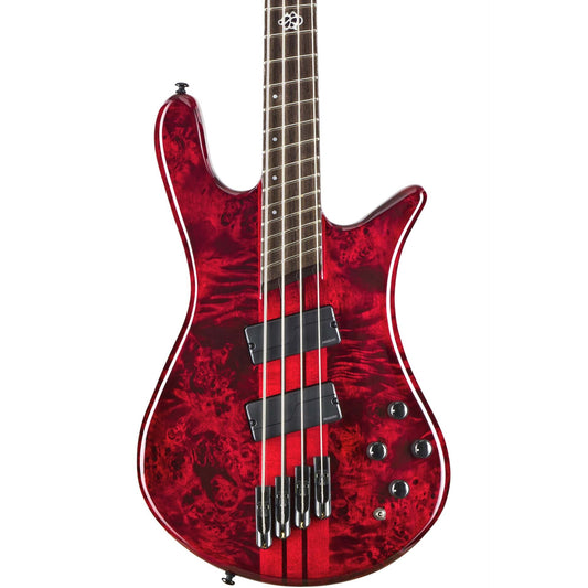 Spector NS Dimension 4 Electric Bass in Inferno Red Gloss