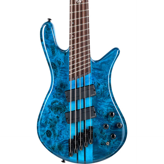 Spector NS Dimension 5 Electric Bass in Black & Blue