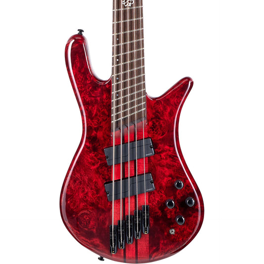Spector NS Dimension 5 Electric Bass in Inferno Red Gloss