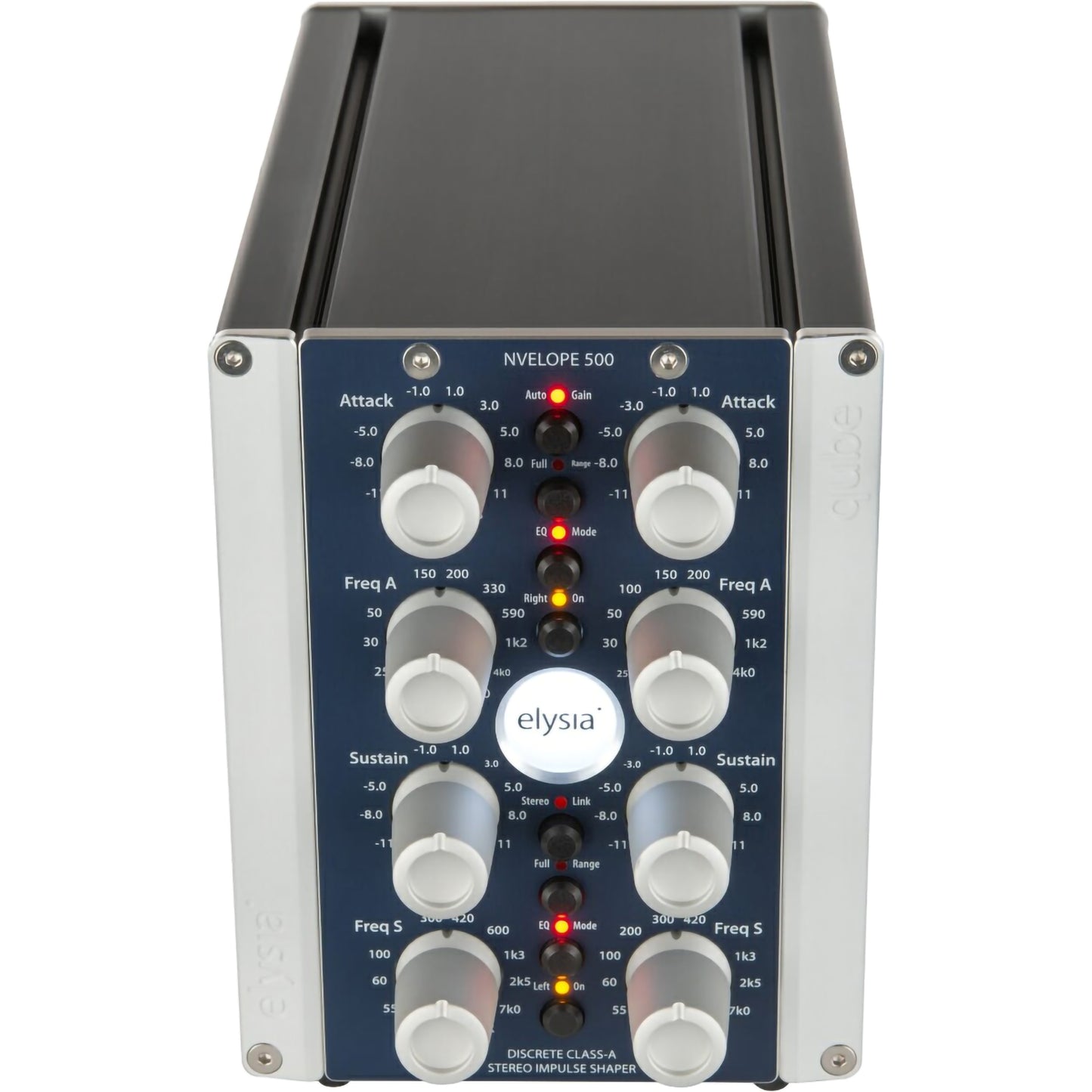 Elysia Nvelope Qube Stereo/Dual Mono 500 Series EQ and Dynamics Processor