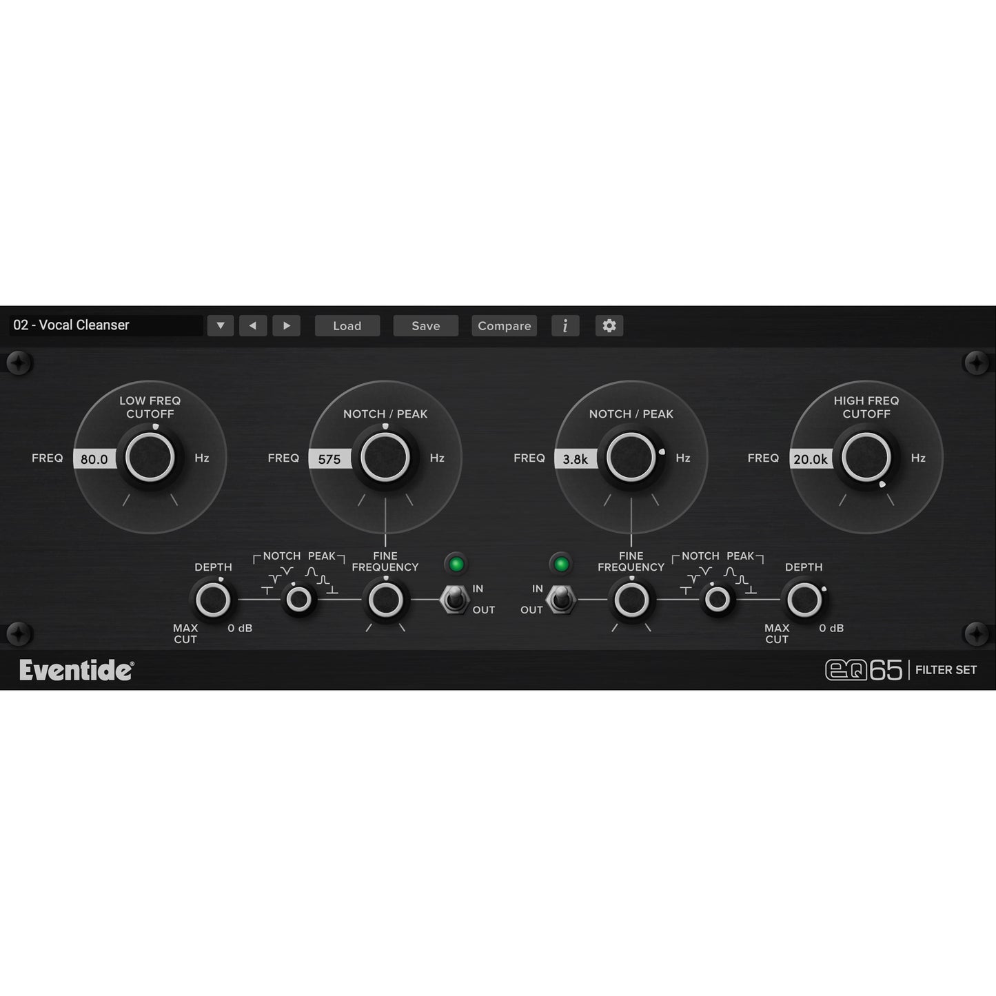 Eventide EQ65 Urei 565 Filter Set Plug-in