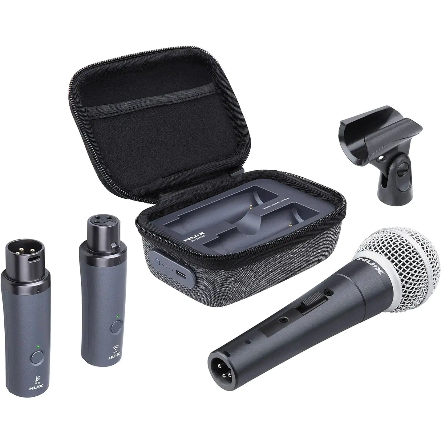 NUX B-3RC 2.4GHz Wireless Microphone System