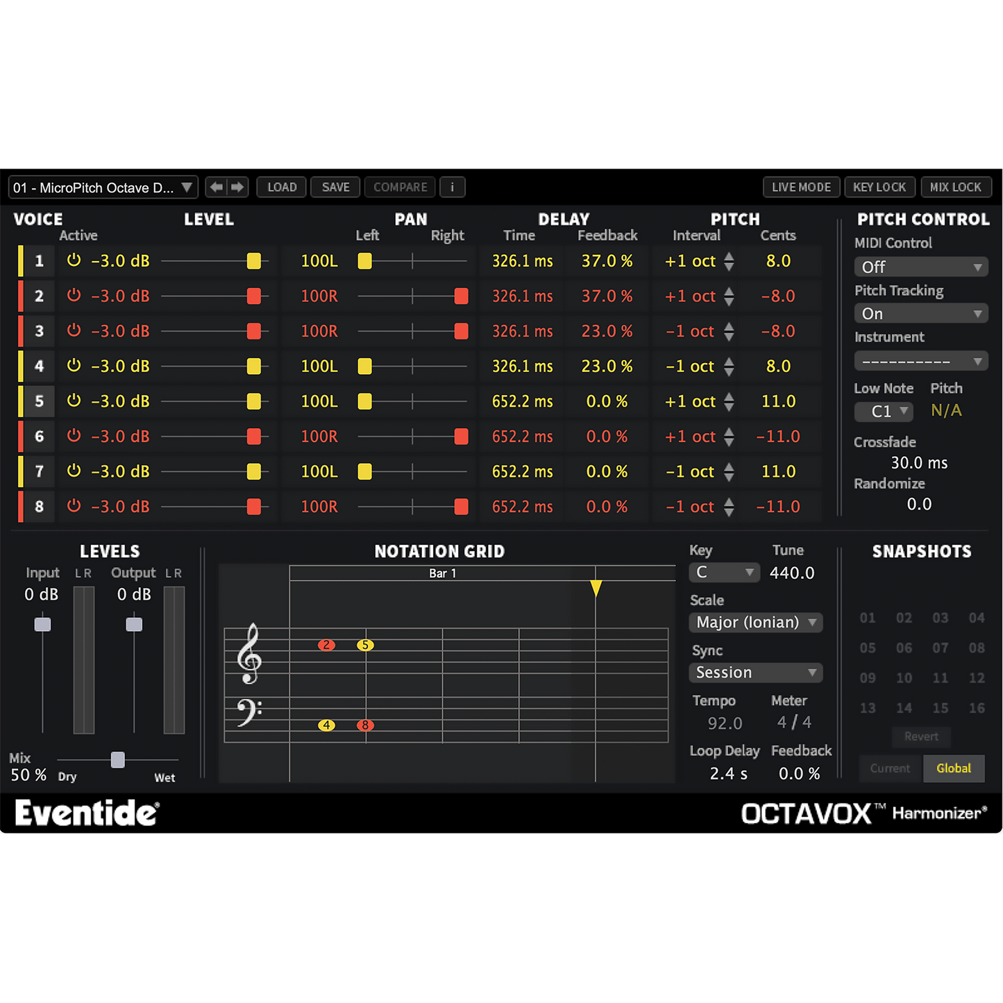Eventide Octavox Harmonizer Plugin