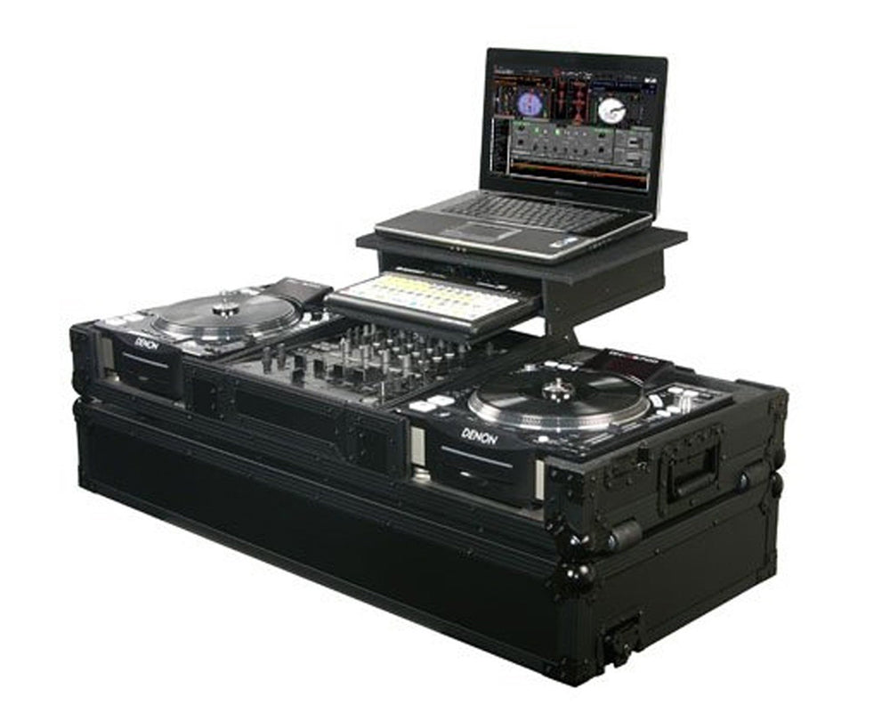 Odyssey FZGS12CDJWBL Flight Zone Black Label Glide Style ATA Flight Case.